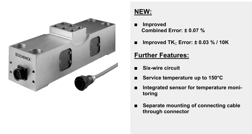 DWB 100t DWB 150t稱重傳感器 德國申克schenck