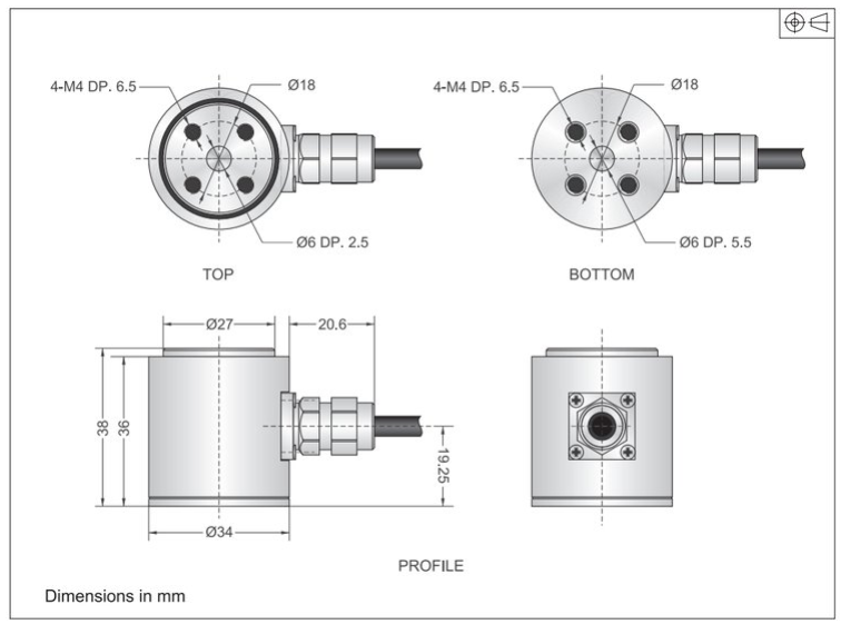 CRS-200kg稱重傳感器