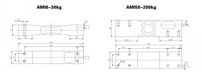 AMI-10kg稱重傳感器產(chǎn)品技術(shù)參數(shù)